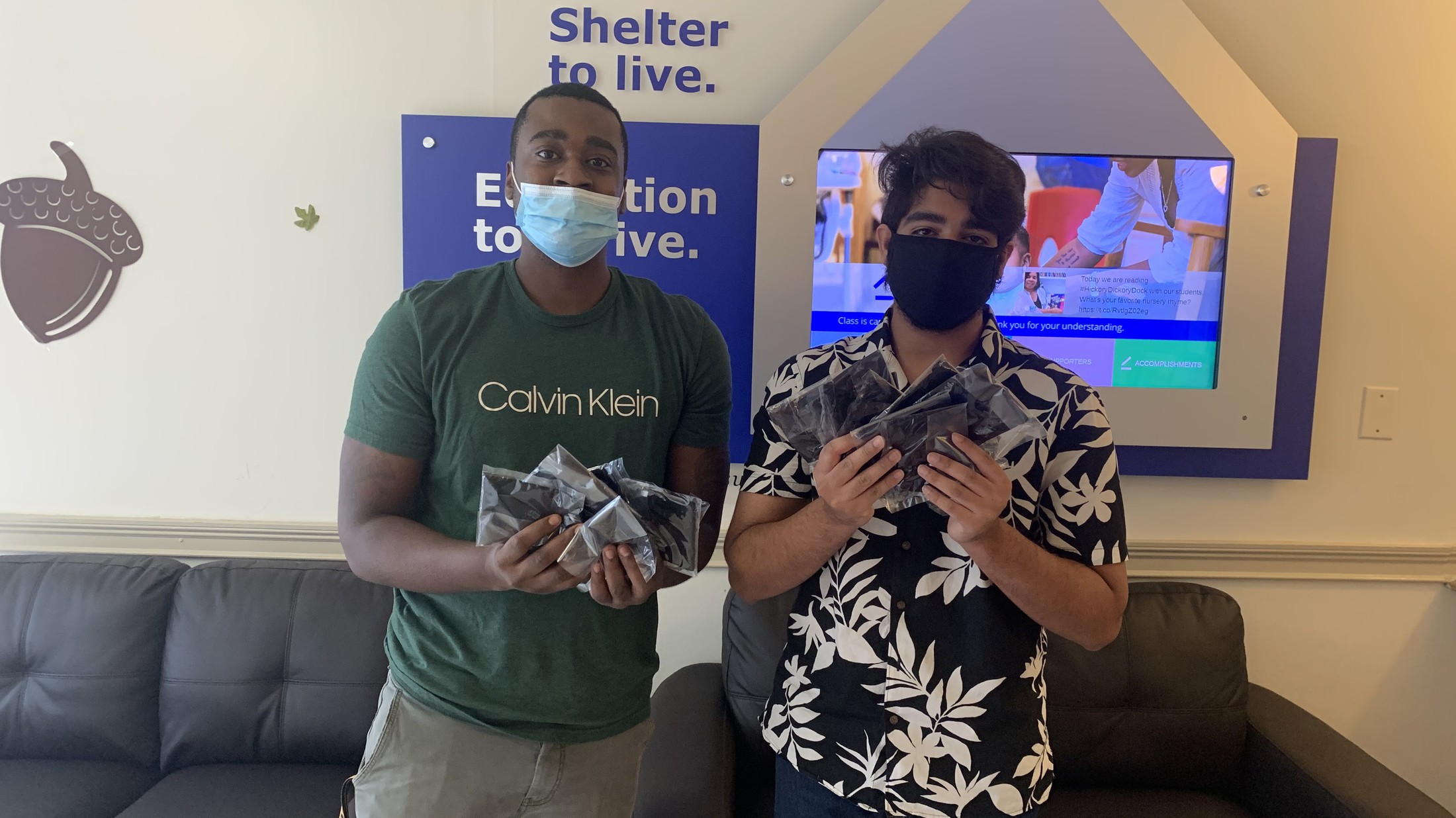Mask delivery at Our House in Atlanta