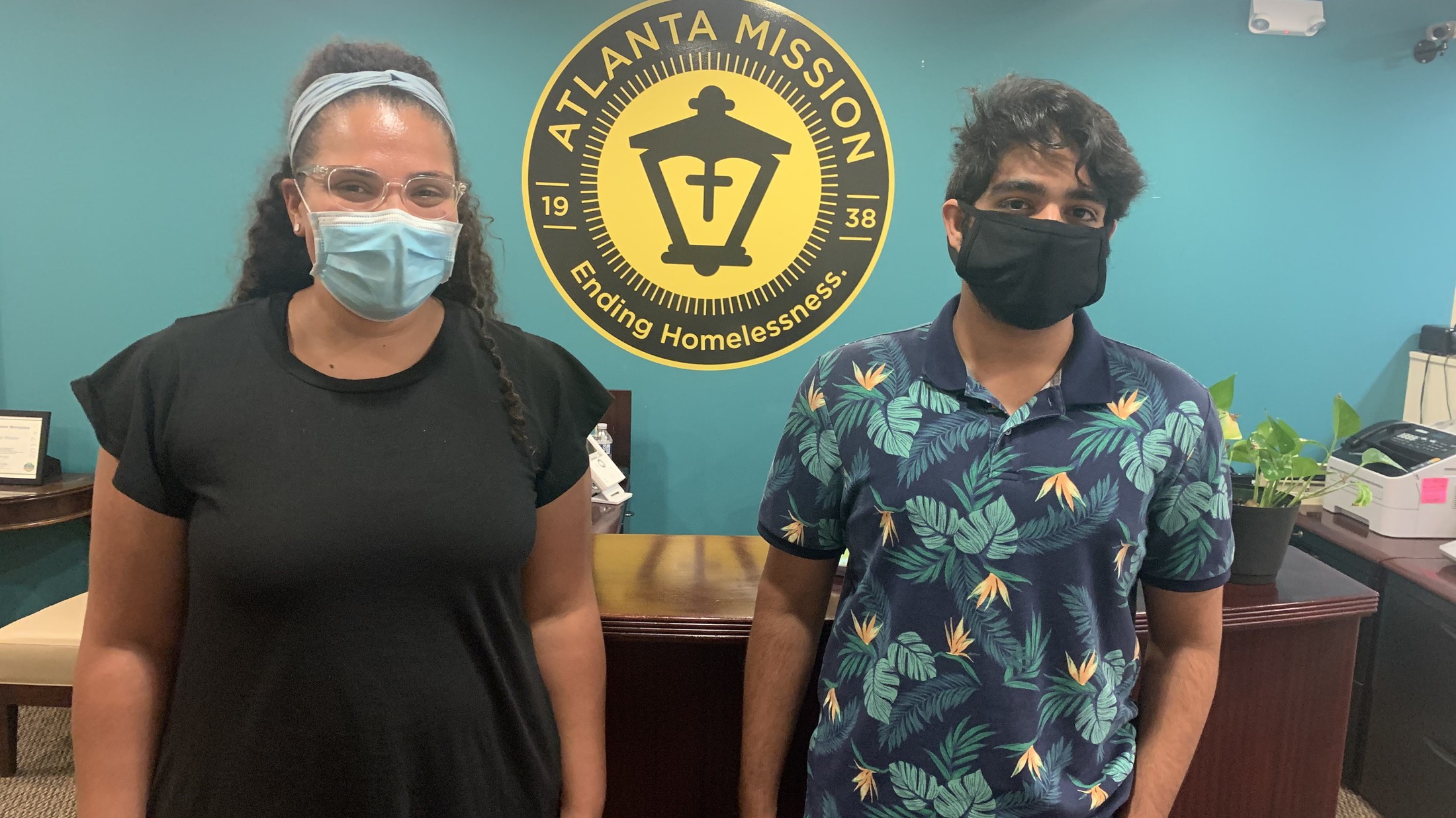 Mask delivery at Atlanta Mission in Atlanta